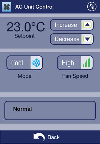 iZone Controller screenshot 2