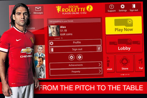 Manchester United Social Roulette screenshot 4