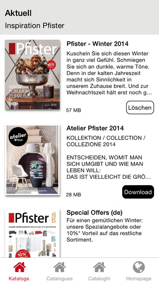 免費下載生活APP|Möbel Pfister - Die Online-Kataloge von Pfister für Wohnideen und Inspiration. app開箱文|APP開箱王