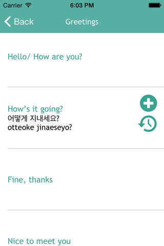 Korean Phrasebook - Eton Institute screenshot 4