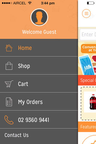 Buddys.com.au online convenience store screenshot 2