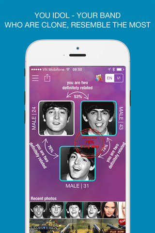 Who Am I: Check face similarity among family, celebrity, pop stars and your friends. screenshot 3