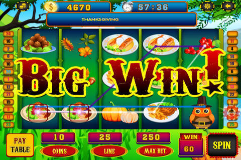 All in One Holiday House Slots Machine - Casino of Fun (Thanksgiving, Christmas, New Years) Free screenshot 2