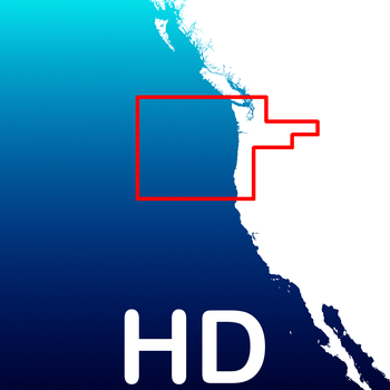 Aqua Map Oregon and Washington HD - Marine GPS Offline Nautical Charts for Fishing, Boating and Sailing LOGO-APP點子