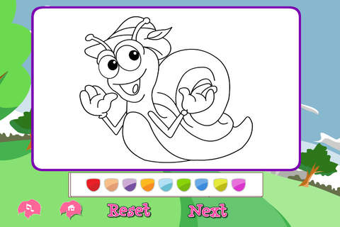 Peppy Snails Coloring screenshot 3