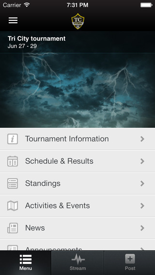 【免費運動App】Tri City Storm Soccer Tourney-APP點子