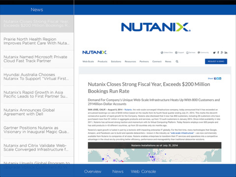 Nutanix - Get To Know Us! screenshot 3