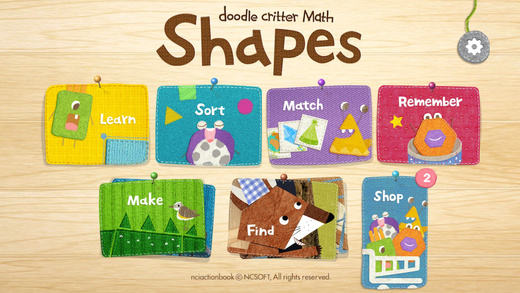 免費下載教育APP|Doodle Critter Math: Shapes app開箱文|APP開箱王