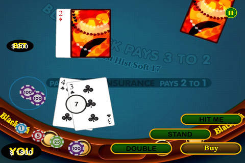 21+ Blackjack Fun Classic Vegas Casino Games Pro screenshot 3