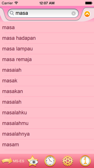 Spanish Malay dictionary
