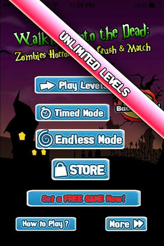 Zombies Horror Night Crush & Match screenshot 3