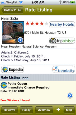 Houston Hotels screenshot 3