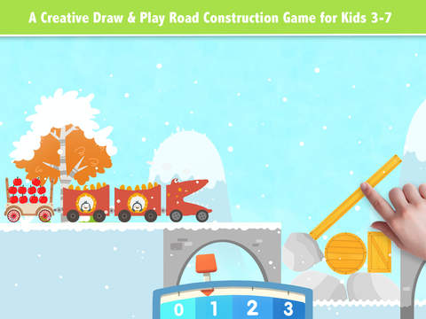 Labo Train - A creative draw play road construction game for kids 3-7