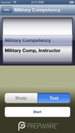 Prepware Military Competency