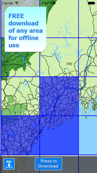 【免費交通運輸App】Aqua Map Maine - Lakes GPS Offline Nautical Charts-APP點子