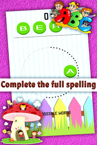 Word fun - Make correct spelling of the four letters quest & test your memory screenshot 3
