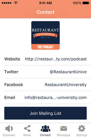 Restaurant University Podcast screenshot 4