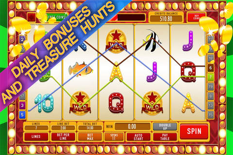 Exotic Fish Free Casino Slot Games: Big Jackpot Bonus and Lucky Fortune Payout screenshot 3