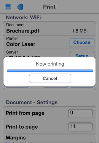 PrintCentral for iPhone screenshot 3