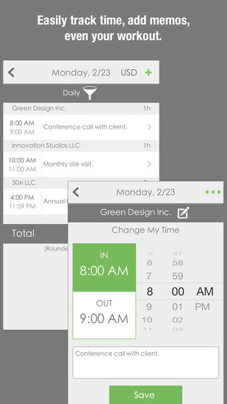 【免費商業App】Easy Hours - Timesheet & Time Tracking Automated By Job-APP點子