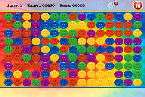 An Exploding Smiley Face Bubble Buster Game FREE screenshot 3