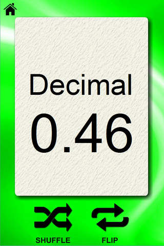 Decimal Percentage Flash Cards screenshot 2