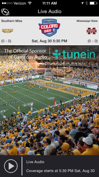 【免費運動App】Southern Miss Golden Eagles Gameday-APP點子