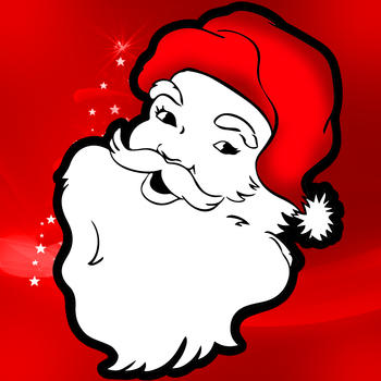 Santa Coloring Pages - Learn Free Amazing HD Paint & Educational Activities for Toddlers, Pre School & Kindergarten Kids LOGO-APP點子