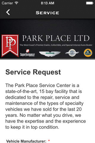 Park Place Ltd Motors screenshot 3