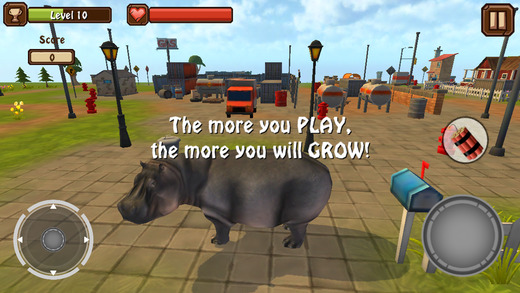 【免費遊戲App】Hippo Simulator Pro-APP點子