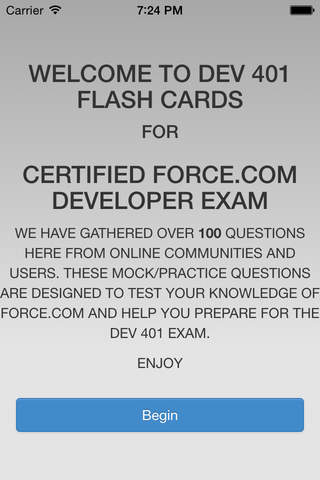 DEV 401 Flashcards for salesforce screenshot 2
