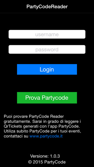 PartyCode Reader