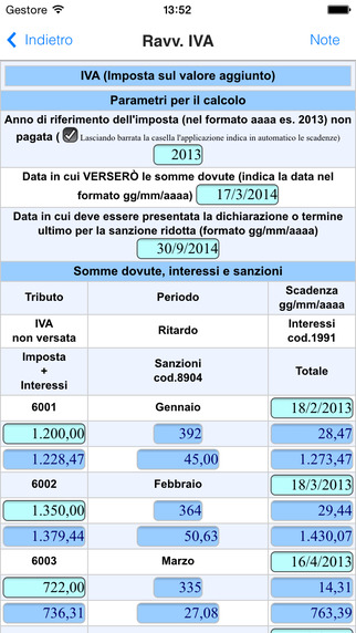 【免費財經App】Calcolo Ravvedimento Operoso-APP點子