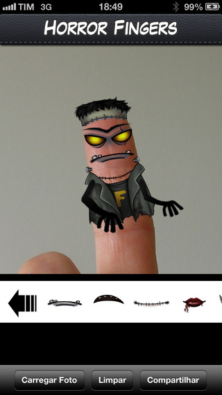 【免費娛樂App】Horror Fingers - Create horror faces over your fingers-APP點子