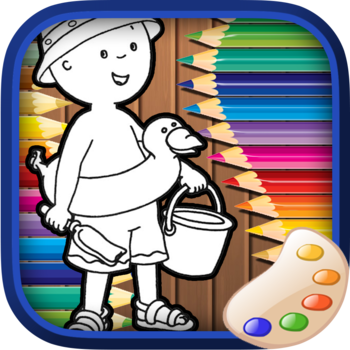 Coloing Book for Caillou Fans 教育 App LOGO-APP開箱王