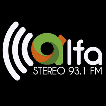 ALFA STEREO 93.1 FM LOGO-APP點子