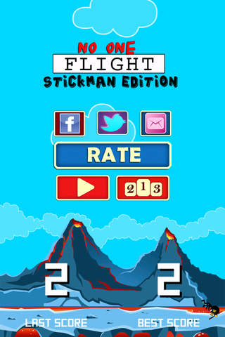 No One Flight - Stickman Edition. Play Today Free Helicotper Games! screenshot 3