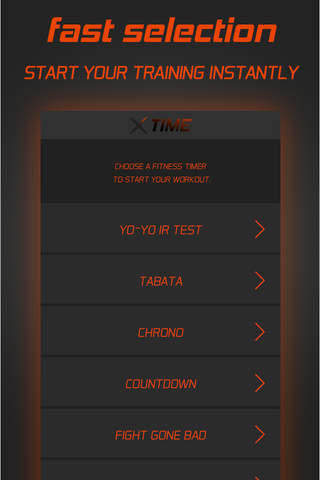 XTIME // Fitness Timer for iPhone screenshot 2