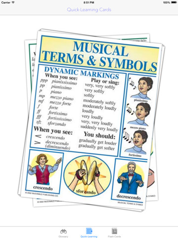 免費下載教育APP|Musical Quick-Learn Term & Flashcard: Image and Video illustrations with interesting facts sheet app開箱文|APP開箱王