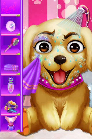 Cute Puppy's Fashion Makeup——Happy Times&Animals Makeover screenshot 2