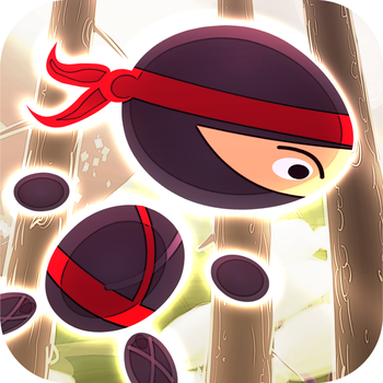 Mini Ninja: A Flying Journey With Shuriken-Collecting Fearless Katana Ninja LOGO-APP點子