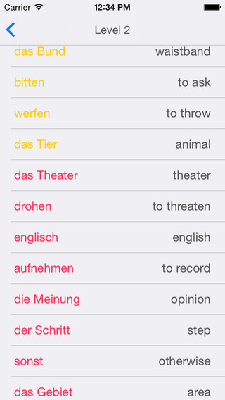 【免費教育App】German Vocabulary - FREE-APP點子