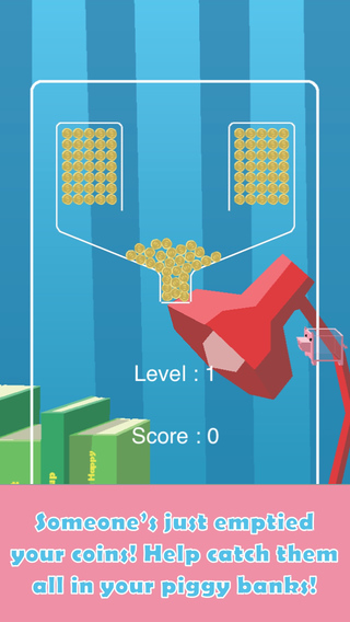 This Little Piggy Went To Market: A Coin Catching Physics Game of Skillz