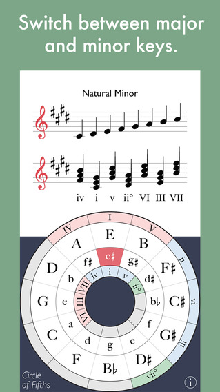 【免費音樂App】Circle of Fifths - music theory reference-APP點子