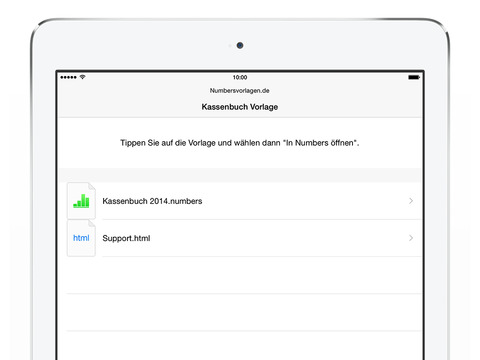 【免費生產應用App】Kassenbuch 2014 für Numbers-APP點子