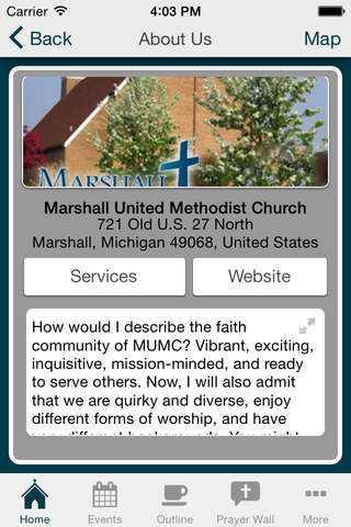 Marshall United Methodist Church screenshot 3
