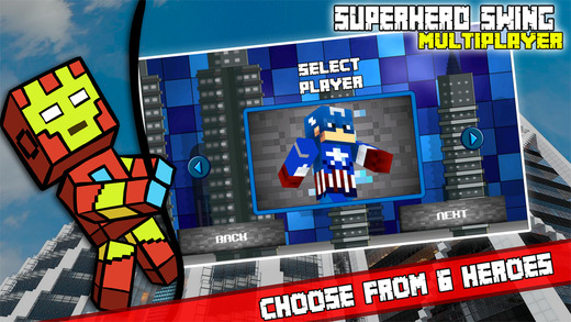 Superhero Swing Multiplayer - A Rope Escape Adventure Minecraft Edition