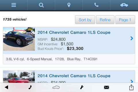 Bud Kouts Chevrolet Dealer App screenshot 3