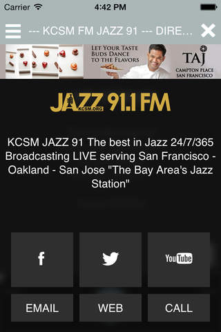 Jazz91 KCSM-FM screenshot 3