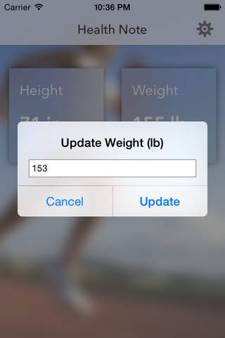 Health Note - quickly sync weight with Health app screenshot 3